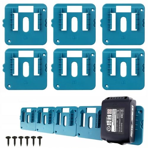 x6 UCHWYT WIESZAK NA BATERIE AKUMULATOR/ ŚCIENNY/ POD BLAT/ DO MAKIT A na Arena.pl