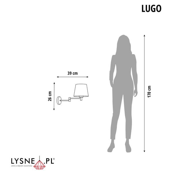 Kinkiet do sypialni LUGO zdjęcie 2