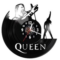 Zegar ścienny z płyty winylowej Queen 666.14