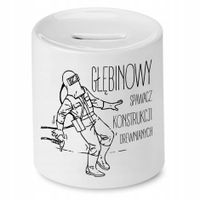 Skarbonka Prezent Dla Spawacza Głębinowy Spawacz Z Nadrukiem Ze Zdjęciem