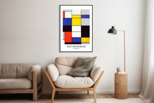 Obraz 40x60cm Design Composition 2, Mondrian Vintage do Salonu na Arena.pl
