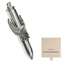 Wisiorek męski stal chirurgiczna 316L SEKRETNIK orzeł zawieszka BLINGART