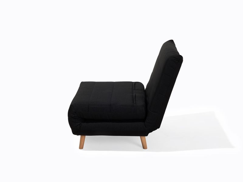 Sofa rozkładana czarna SETTEN zdjęcie 5