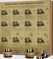 Kalendarz adwentowy Hiskin świeczki zapachowe 24 sztuki