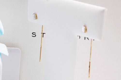 Złote kolczyki KYD0006 - Diament na Arena.pl