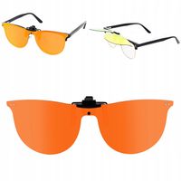 NAKŁADKI uchylne PRZECIWSŁONECZNE POLARYZACYJNE NA OKULARY KOREKCYJNE Revo