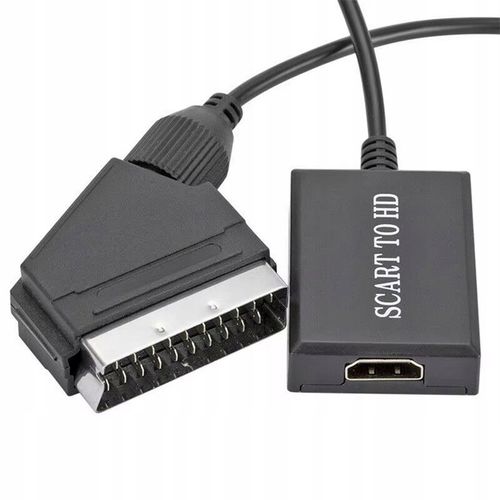 Kabel adapter konwerter z Euro / Scart do HDMI 1080p przejściówka TV na Arena.pl