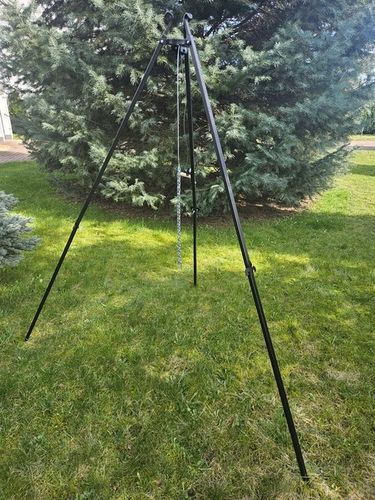 TRÓJNÓG 210 CM OGRODOWY GRILL OGNISKOWY OGROMNY na Arena.pl