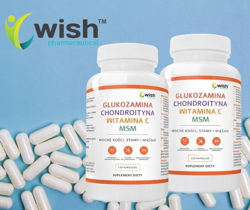 GLUKOZAMINA CHONDROITYNA MSM WITAMINA C Stawy 240k na Arena.pl