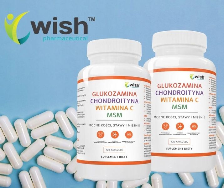 GLUKOZAMINA CHONDROITYNA MSM WITAMINA C Stawy 240k zdjęcie 4