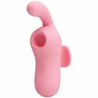 pretty love magic fairy mini - wibrator falowy usb, wodoodporny, 10 trybow