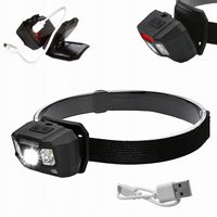 Latarka LAMPA CZOŁOWA AKU USB SENSOR RUCHU LED HIT