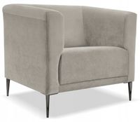 Fotel TOLEDO beżowy Vena 07 stylowy nowoczesny welur/velvet PRODUCENT