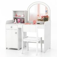 Toaletka Costway biały 80 x 44 x 41cm