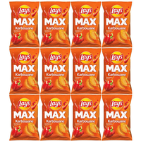 Lay's Max Lays Karbowane Chipsy paprykowe 40 g x 12 sztuk