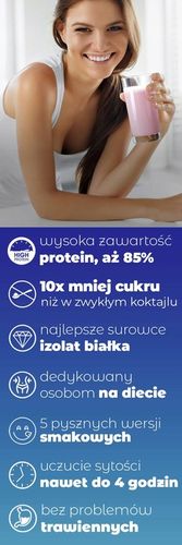 KOKTAJL ODCHUDZAJĄCY bez cukru, proteinowy białkowy dla kobiet - Slim Fast na Arena.pl