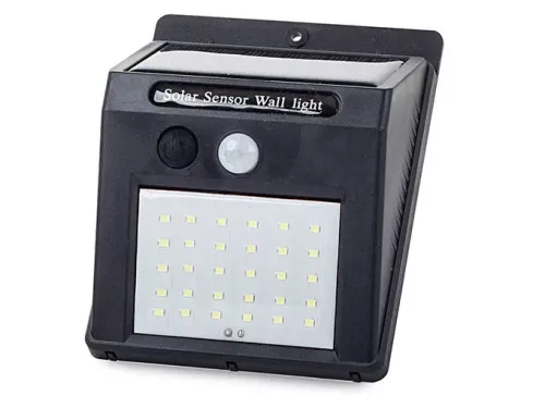 Lampa solarna 30 LED smd czujnik ruchu zmierzchu na Arena.pl