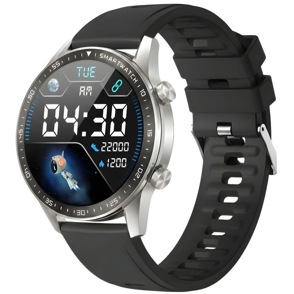 smartwatch gravity srebrny 2 paski gt10-7 zdjęcie 2