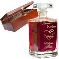 KARAFKA w etui ROCZNICA ŚLUBU prezent 20 25 30 35 45 55