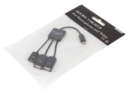 MICRO USB HUB ROZDZIELACZ TABLET SMARTPHONE na Arena.pl
