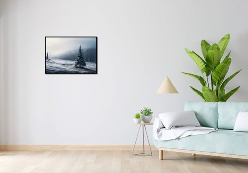 Plakat 70x50cm Samotna Choinka na Arena.pl