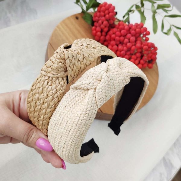 Opaska Turban Wiklinowa Pleciona O286K zdjęcie 5