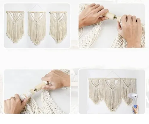 Makrama na Ścianę Boho Łapacz Snów Ozdoba Ścienna na Arena.pl