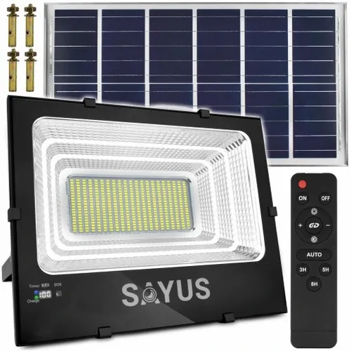 MOCNA LAMPA SOLARNA LED HALOGEN LATARNIA ULICZNA 2200W PILOT na Arena.pl