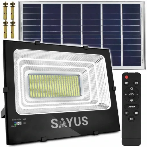 MOCNA LAMPA SOLARNA LED HALOGEN LATARNIA ULICZNA 2200W PILOT zdjęcie 1