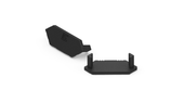 czarna zaślepka GLC2 endcap black