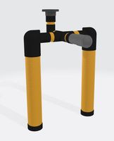 STUDZIENKA DRENARSKA ROZSĄCZAJĄCA 160 2X - HP/SPR 160 2