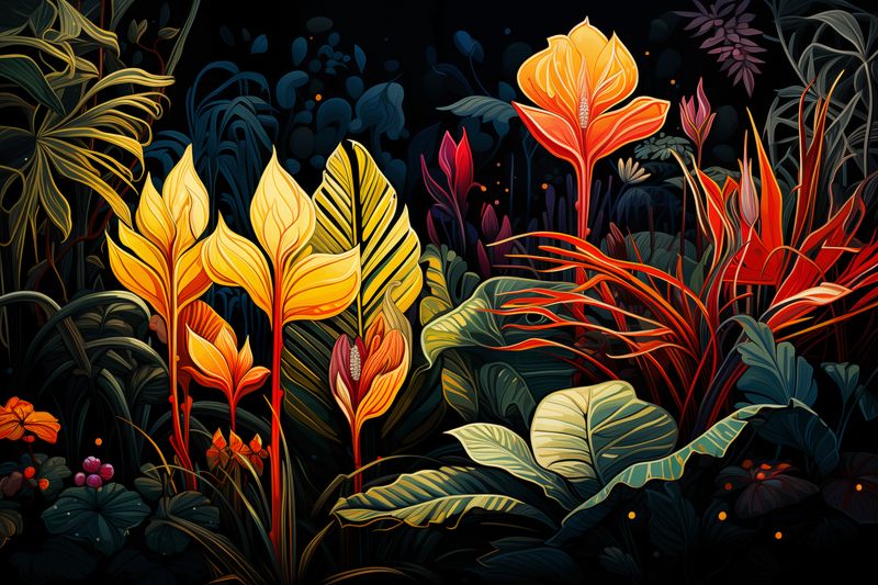 Plakat 60x40cm Tropikalna Symfonia zdjęcie 1
