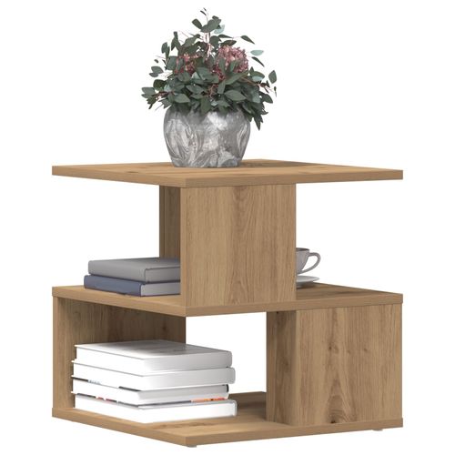 Stolik boczny  z drewna dębowego 40x40x40 cm, z materiału drewnopochodnego na Arena.pl