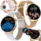 SMARTWATCH DAMSKI KARDIOWATCH POMIAR CUKRU EKG HRV CIŚNIENIE ROZMOWY SMS PL