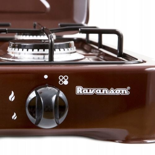 Kuchenka przenośna turystyczna nastawna RAVANSON K 03 BR brązowa 3 palniki na Arena.pl