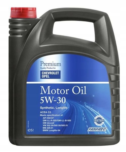 FANFARO OPEL 5W30 5L zdjęcie 1