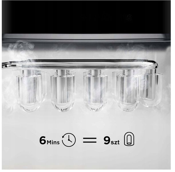 MOCNA KOSTKARKA DO LODU MASZYNA DO KOSTEK INOX S/L 12kg/dzień 240W+GRATIS zdjęcie 12