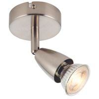 Reflektorowa lampa sufitowa Amalfi G2521013 Saxby do kuchni nikiel