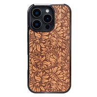 drewniane etui bewood do iphone 16 pro liście jabłoń