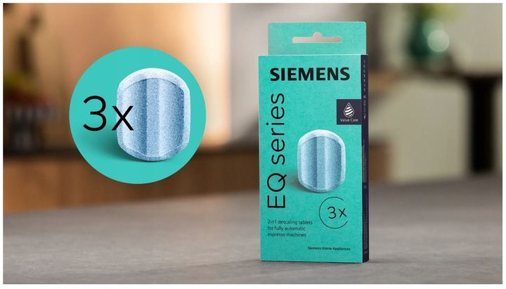 Tabletki odkamieniające do ekspresów Siemens TZ80002B 3 sztuki 2w1 zdjęcie 4