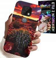 ETUI DO MOTOROLA MOTO E7 PLUS - MEKSYKAŃSKA PUSTYNIA WIDOKI CASE + SZKŁO
