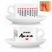 Filiżanka do Kawy Imiona Dzieci Prezent dla Wychowawcy na Dzień