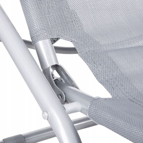 2x LEŻAK OGRODOWY krzesło na plażę FOTEL TURYSTYCZNY składany grawitacyjny na Arena.pl