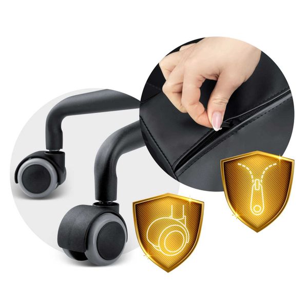 Fotel biurowy Sofotel Werona - czarny - 2580 zdjęcie 10