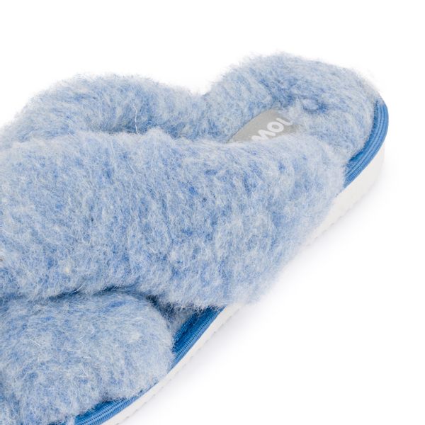 Kapcie Pantofle Damskie Miękkie WEŁNA NATURALNA Eleganckie Klapki 37 zdjęcie 4