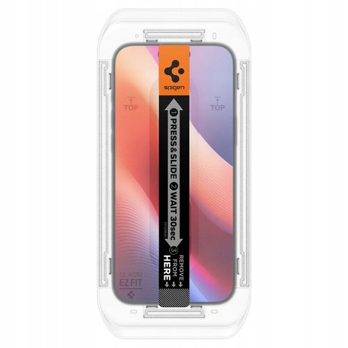 Szkło prywatyzujące do iPhone 16 Pro, Spigen Ez Privacy 1P + aplikator, 9H na Arena.pl