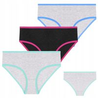 Majtki Figi Dziewczęce Bawełniane Gładkie Dziecięce MORAJ 146-152