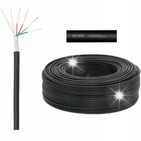KABEL WIDEODOMOFONOWY DOMOFONOWY 10M 6 ŻYŁ 0,5mm²
