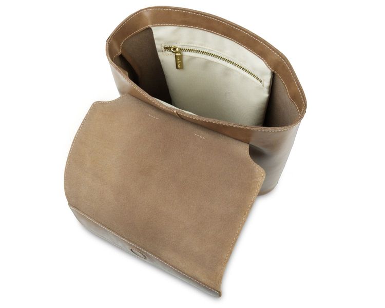 Jasny brąz plecak damski Dominica - Giovani Jasny brąz Złoty zdjęcie 5