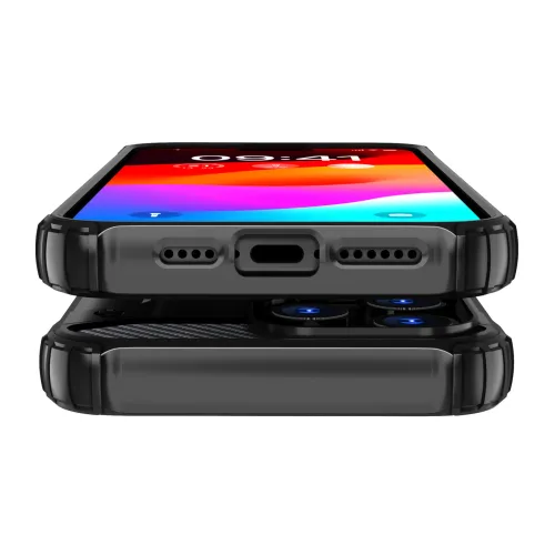 pancerne etui do iphone 15 pro hybrid armor - niebieskie na Arena.pl